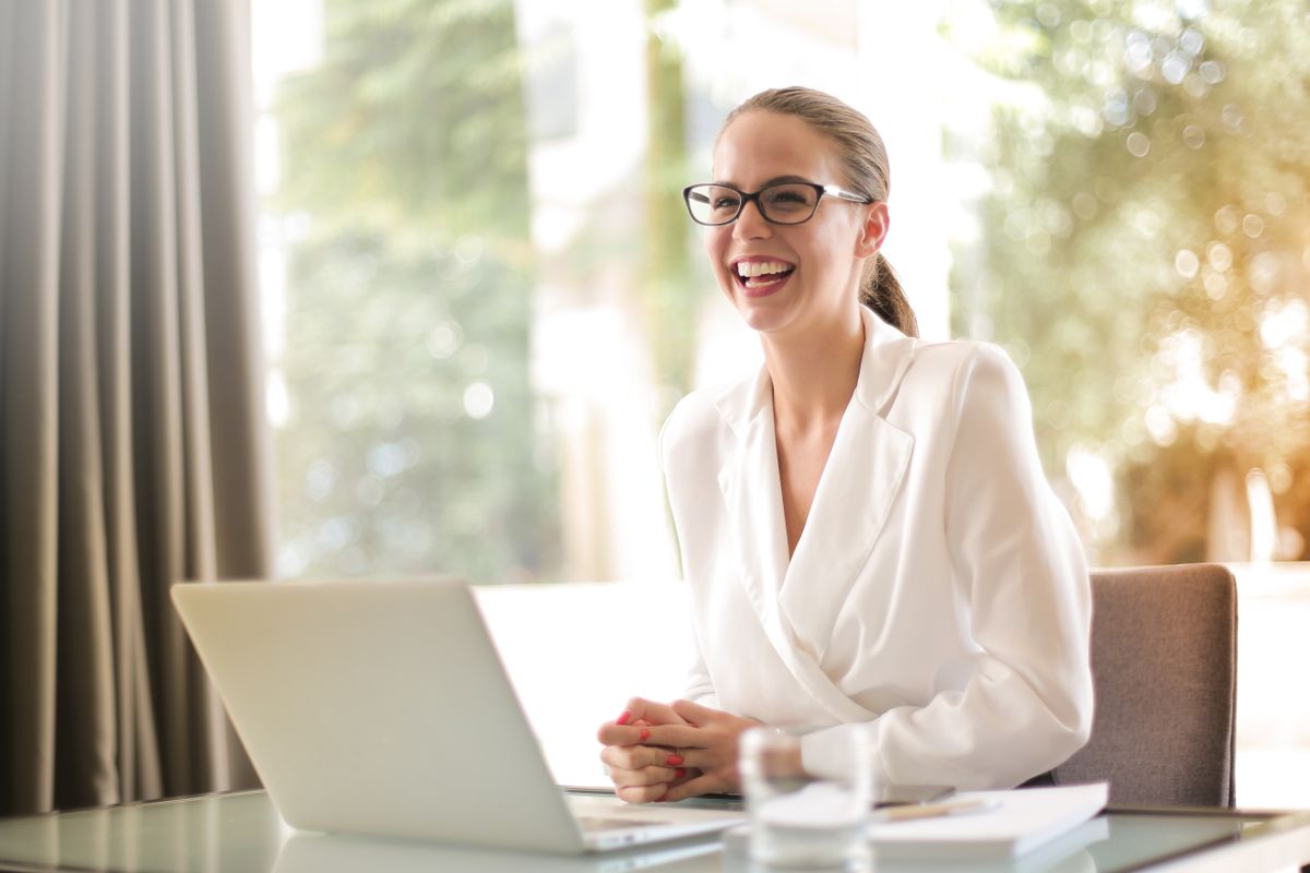Une indépendante au travail